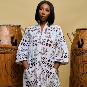 Adwubi Kimono - White