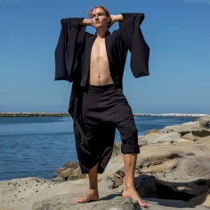 Air Nomad | Traditional Kimono in Black | Him