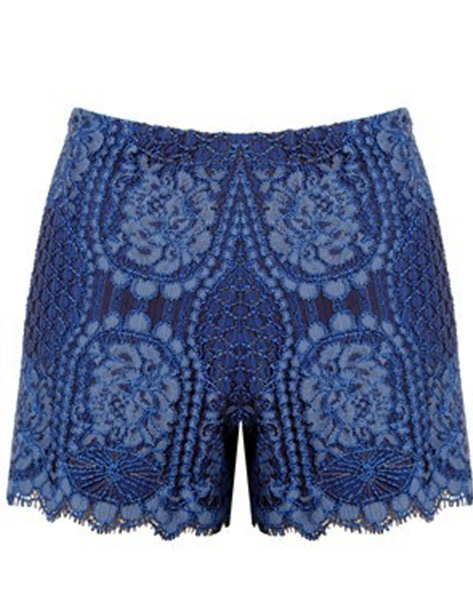 Alexis Gigi Lace Shorts in Passionate Blue