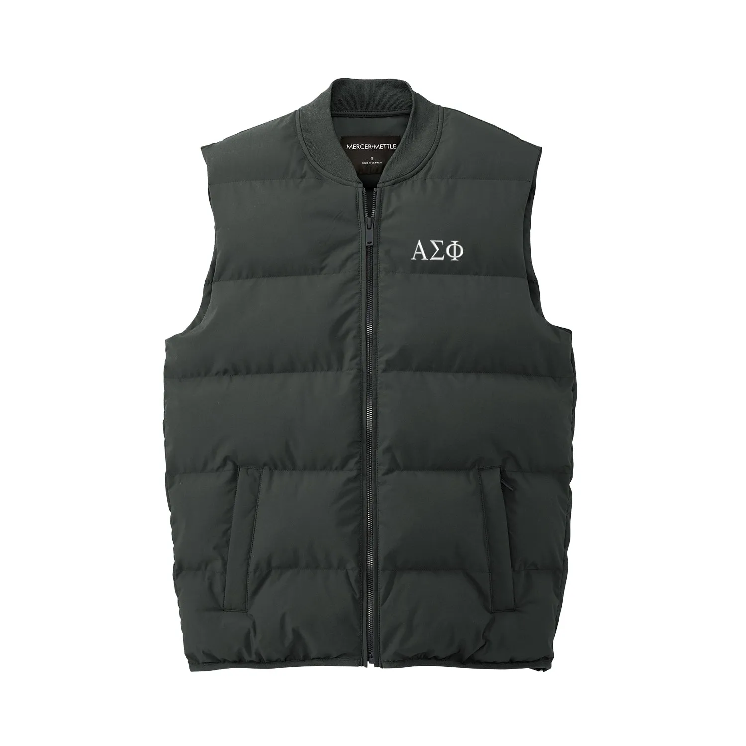 Alpha Sigma Phi Puffy Vest by Mercer Mettle®