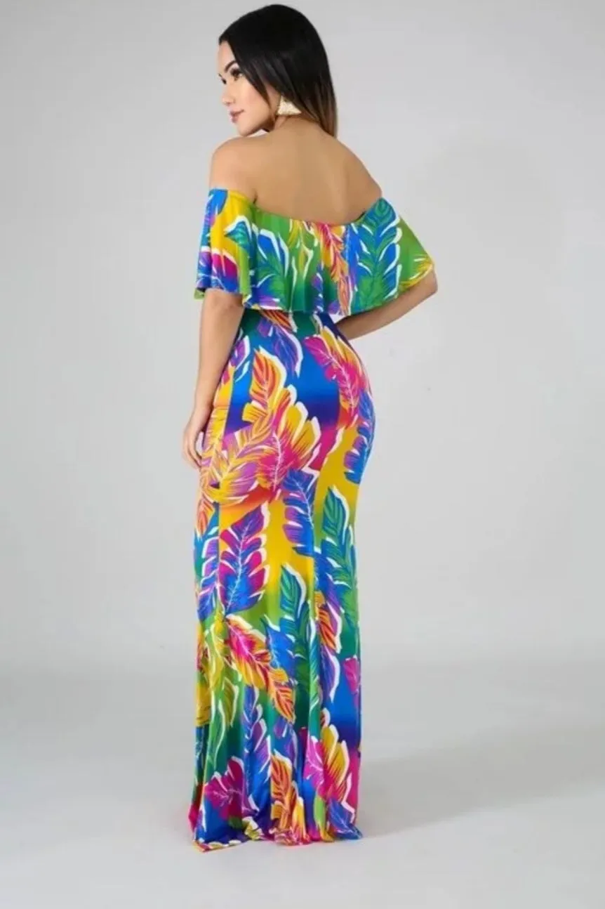 Amrezy Multi-Color Print Dress