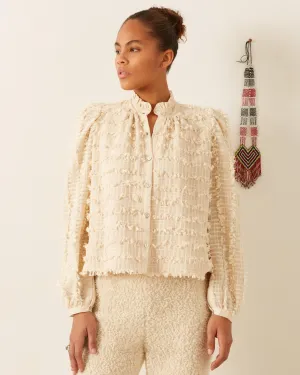 Ana Snow Feather Shirt
