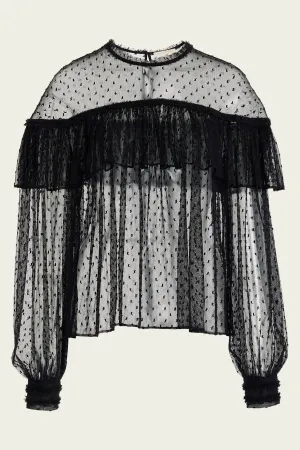 Anelise Blouse in Noir