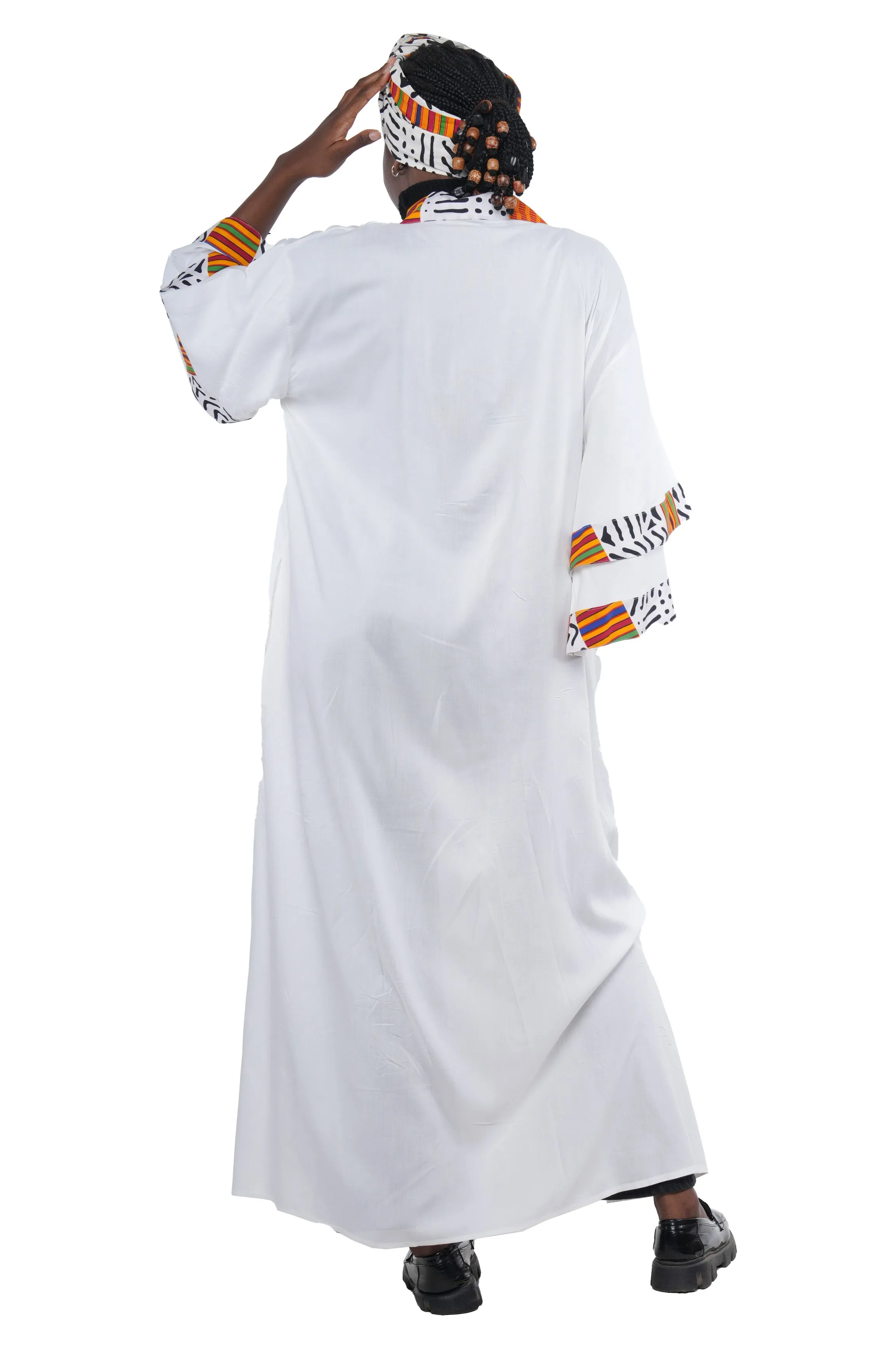 Ankara Long Duster | Robe | Kimono