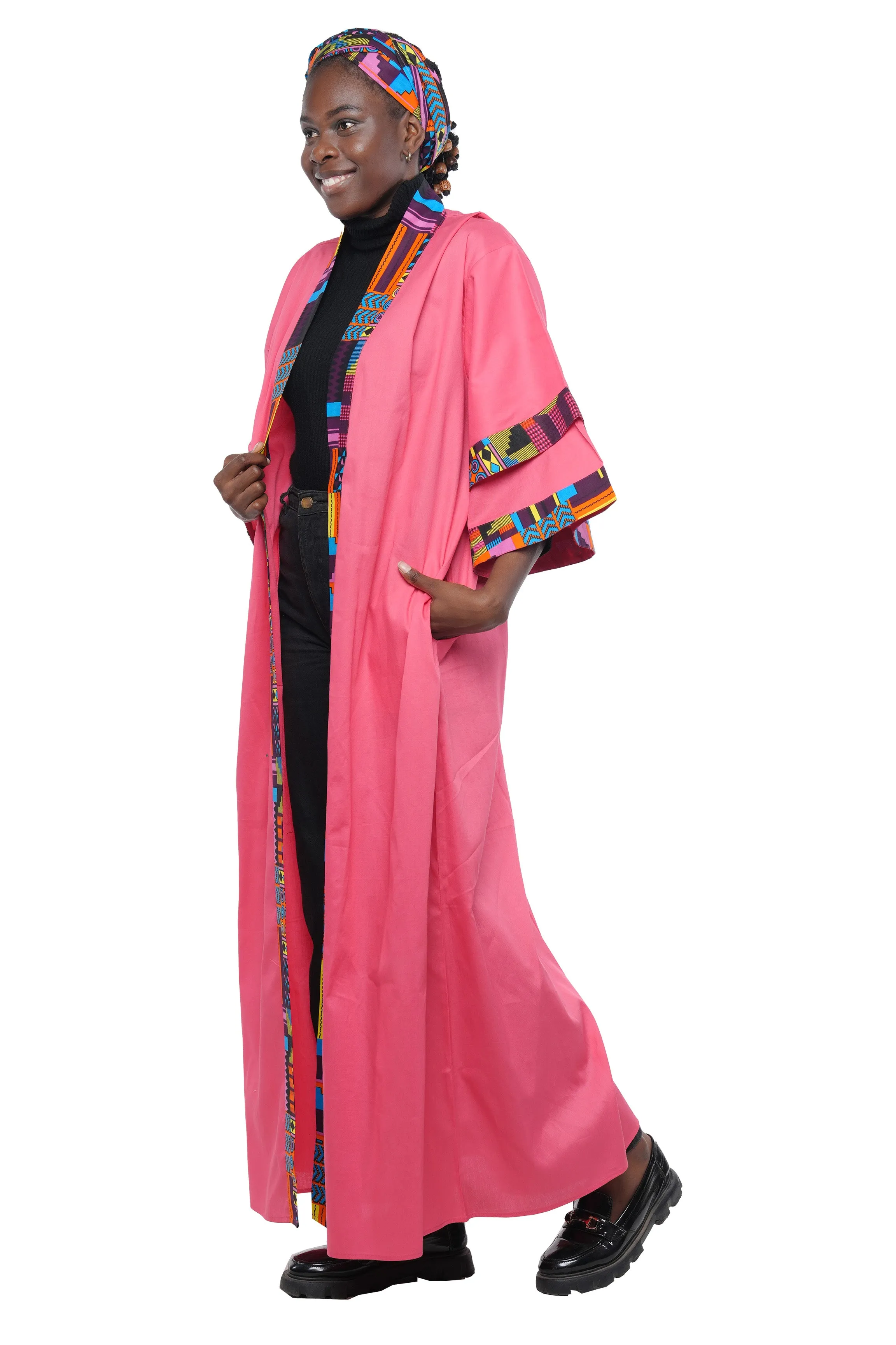 Ankara Long Duster | Robe | Kimono