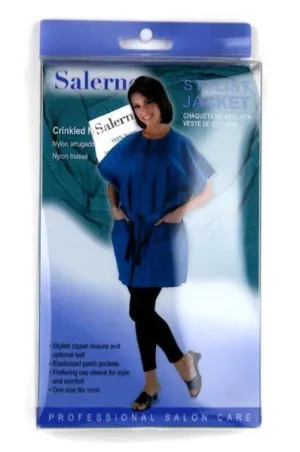 ANNIE Salerno Stylist Jacket - Crinkled Nylon Teal
