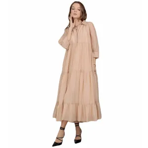 Anya Maxi cotton and silk blend dress