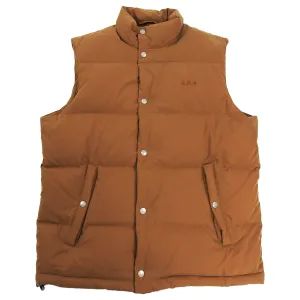 A.P.C. x Carhartt Down Camel Sleeveless Puffer Vest - L