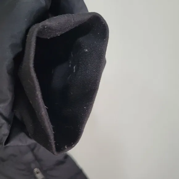 Athleta Downtown Jacket Size XS Down And Feather Filled Longline Puffer Black