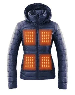 Aura Women’s Heated Jacket Blue