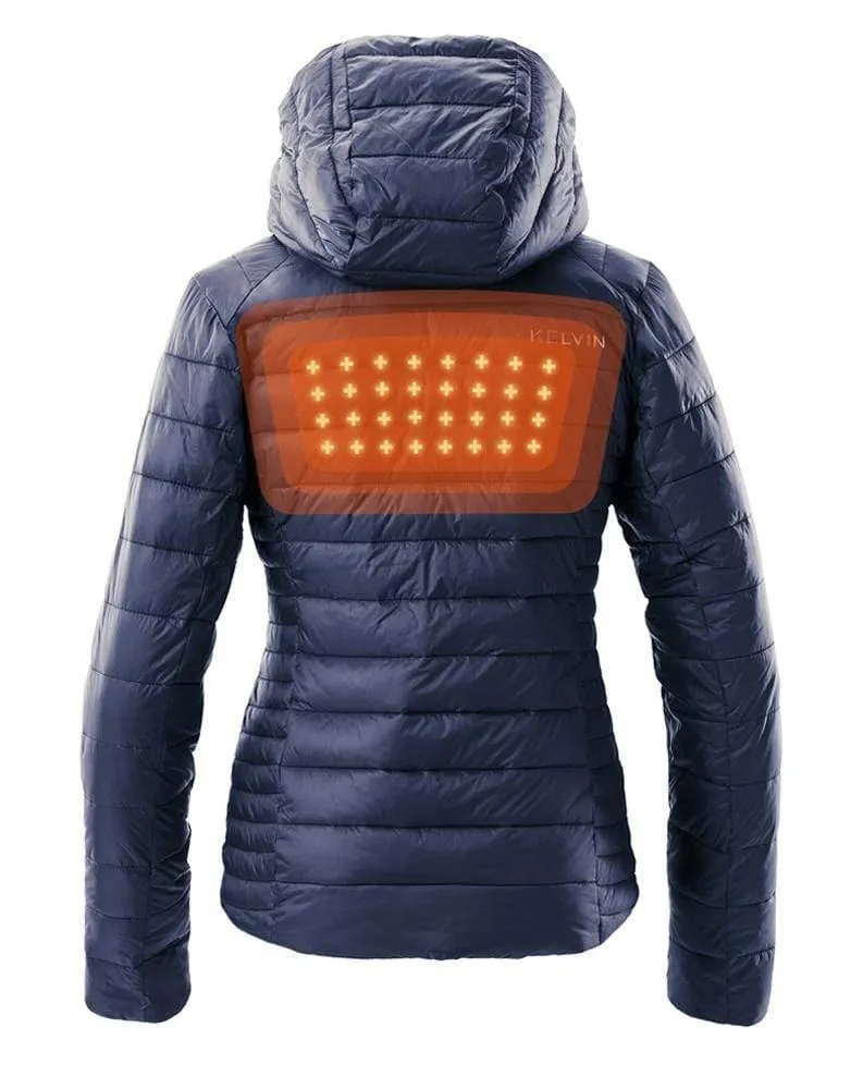 Aura Women’s Heated Jacket Blue