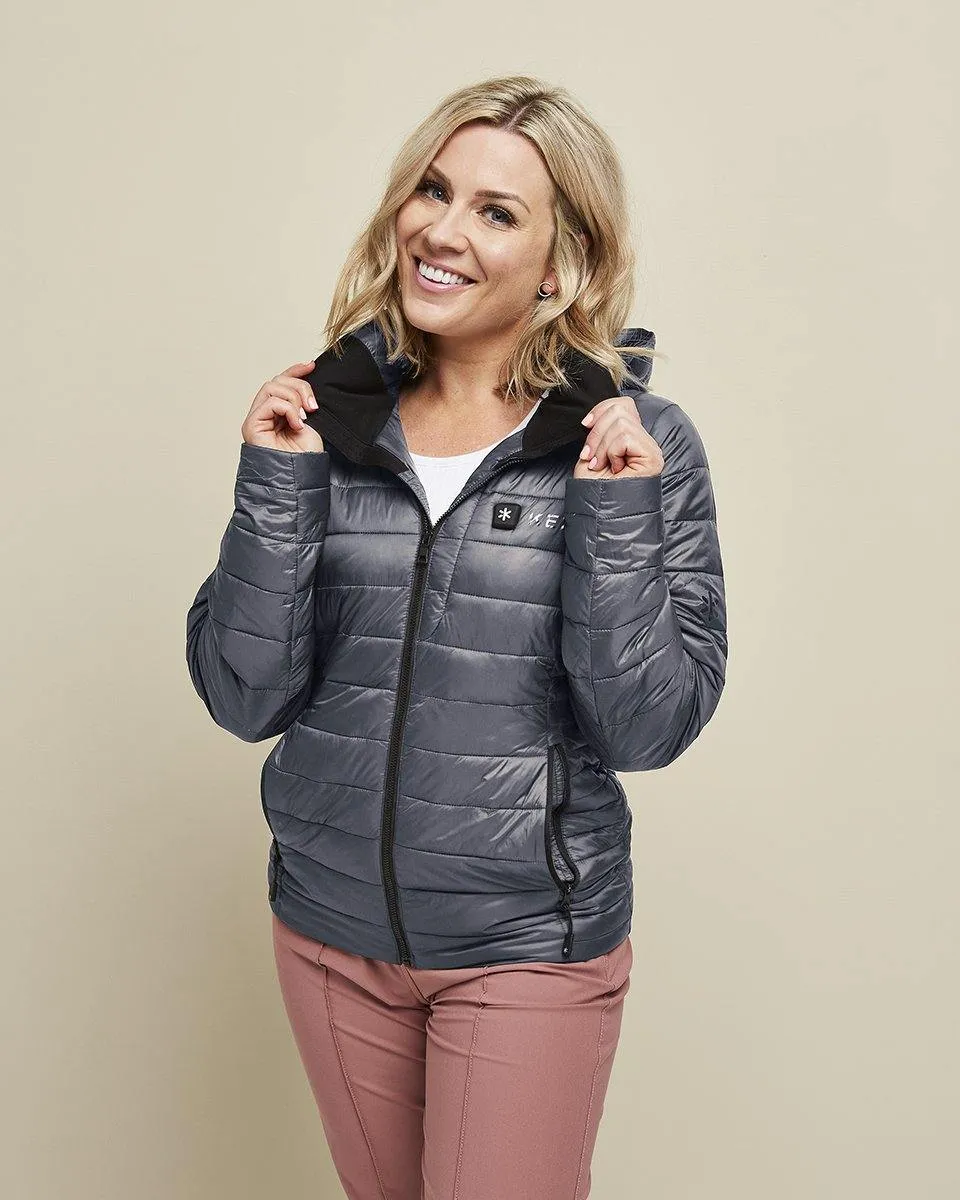 Aura Women’s Heated Jacket Grey