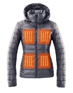Aura Women’s Heated Jacket Grey