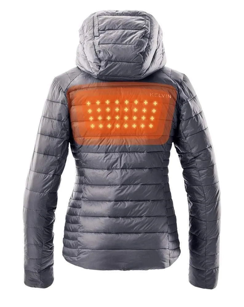 Aura Women’s Heated Jacket Grey