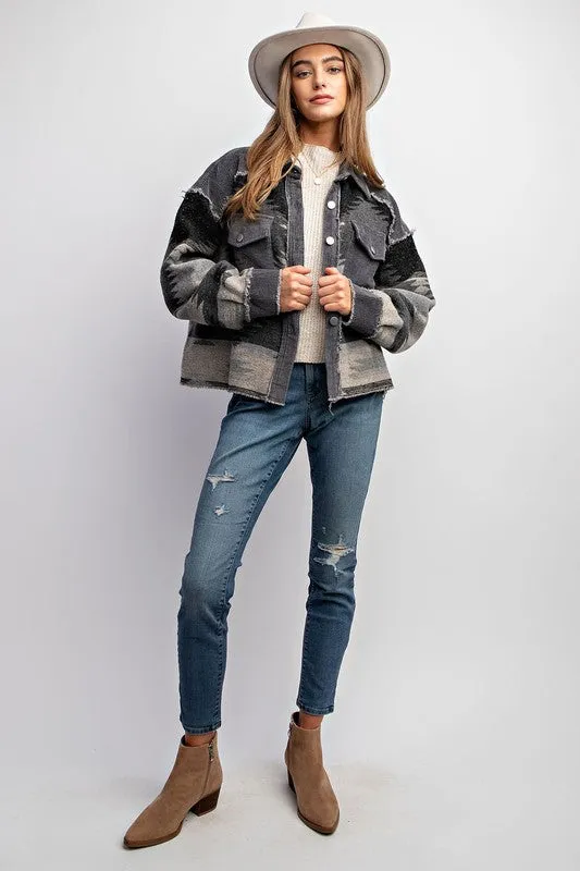 Aztec And Corduroy Shacket