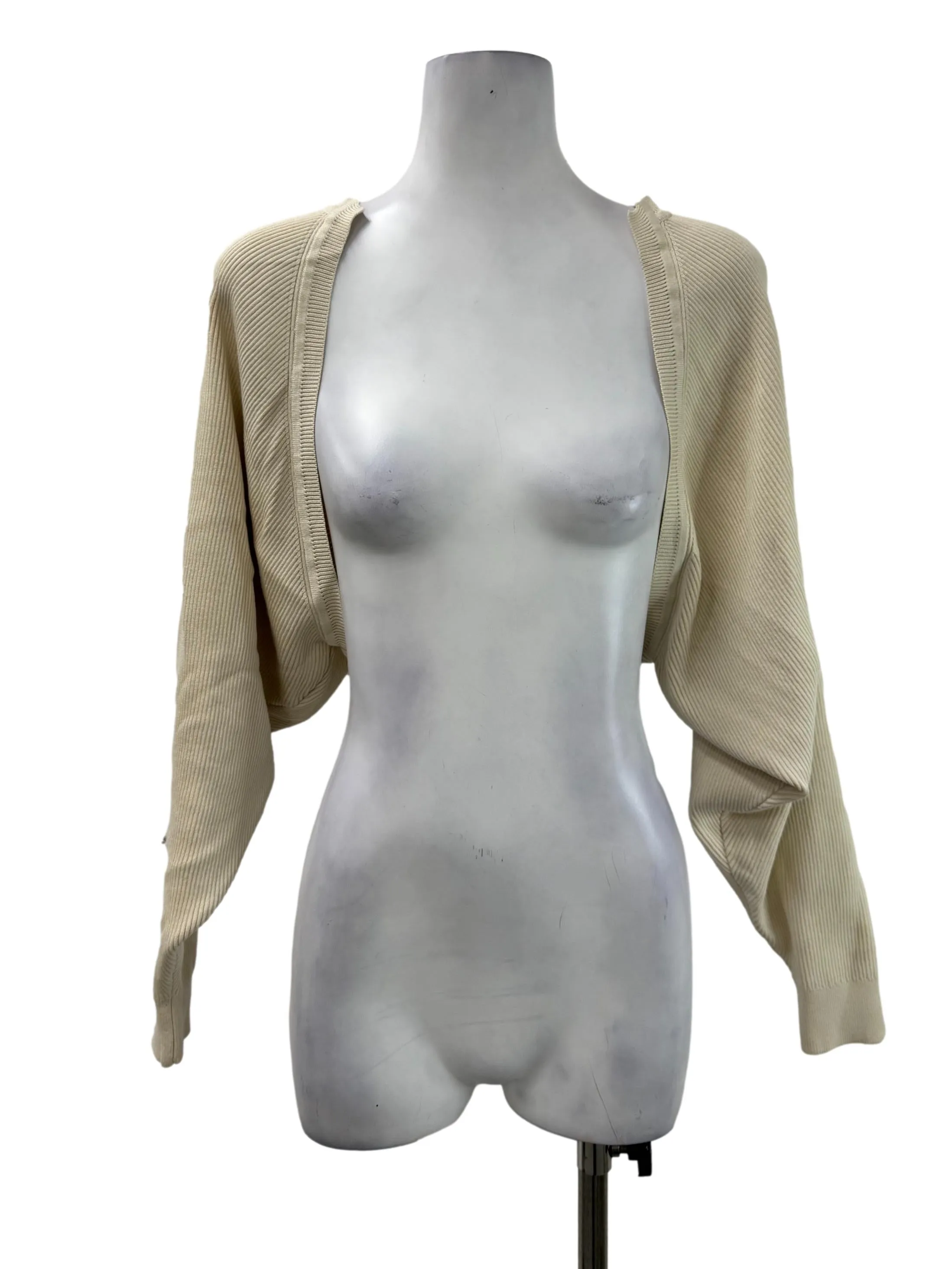 Beige Knitted Cardigan