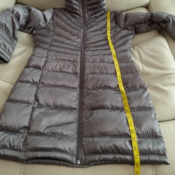 BERNARDO goose down gray puffer coat