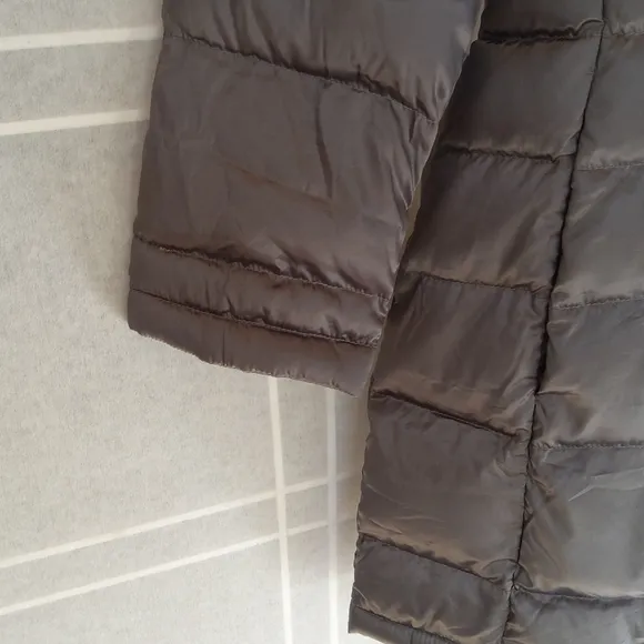 BERNARDO goose down gray puffer coat