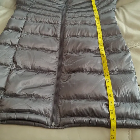 BERNARDO goose down gray puffer coat