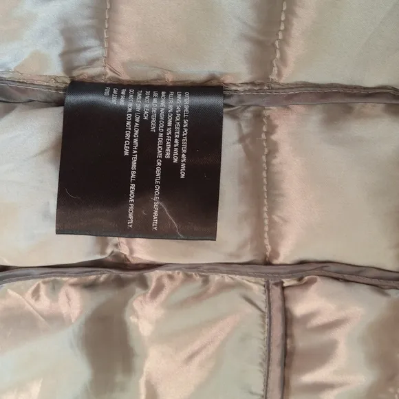 BERNARDO goose down gray puffer coat