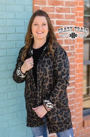 Best One Yet Cardigan- Reversible Cowhide/Leopard