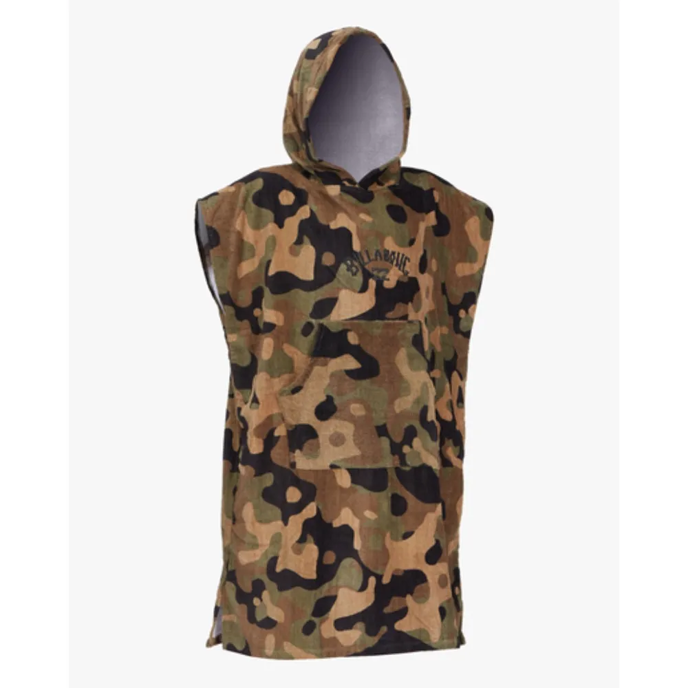 BILLABONG BOY'S HOODED TOWEL CAMO
