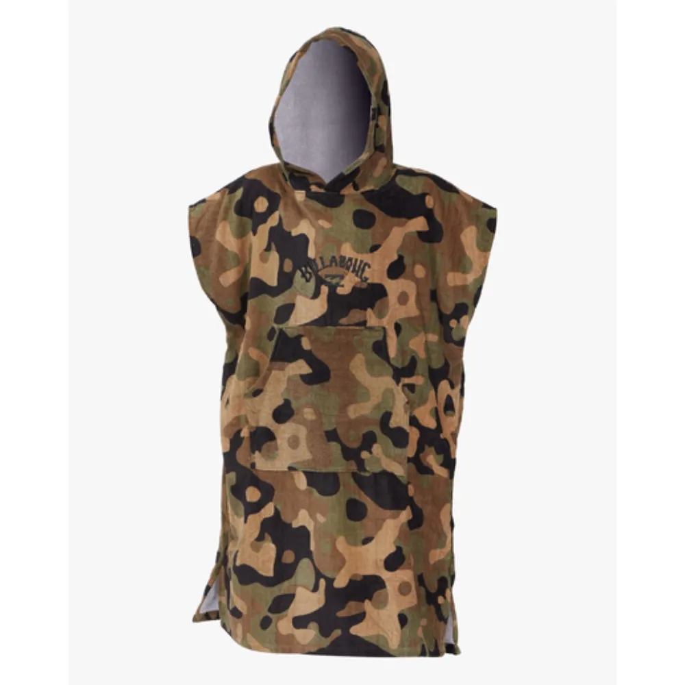 BILLABONG BOY'S HOODED TOWEL CAMO