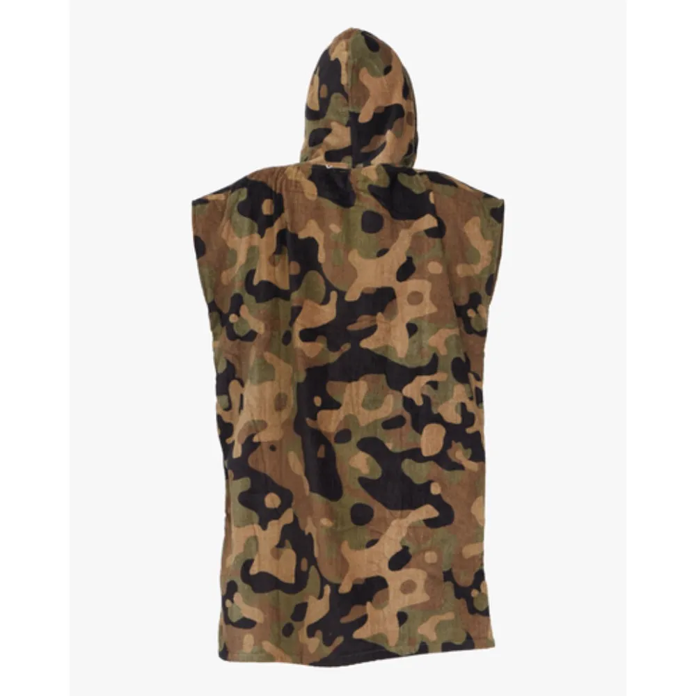 BILLABONG BOY'S HOODED TOWEL CAMO