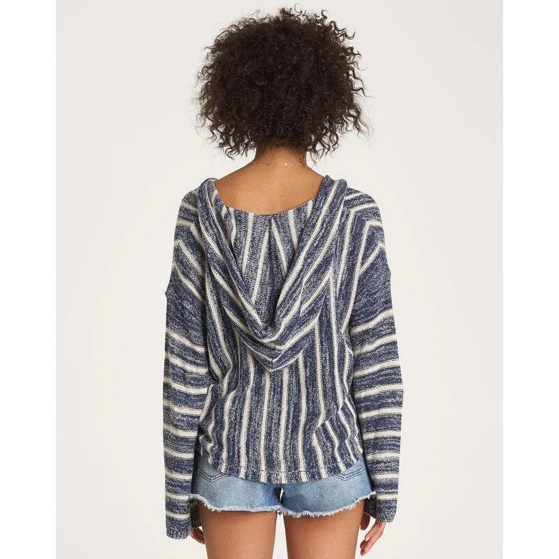 Billabong Women's Baja Beach Classic Hooded Poncho Sweater
