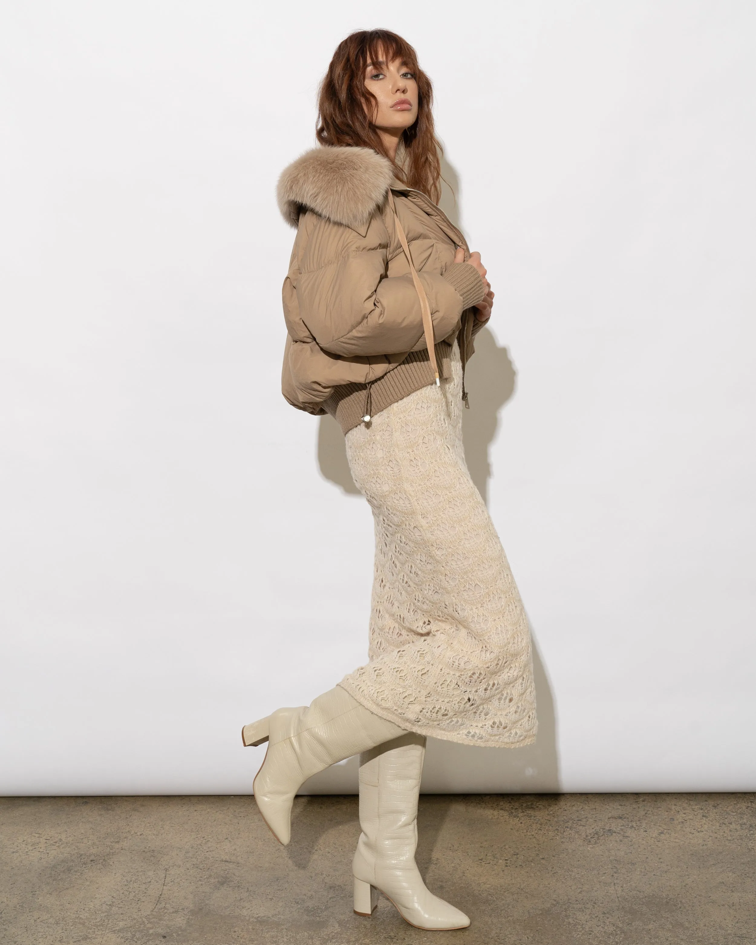 Billie Puffer in Latte
