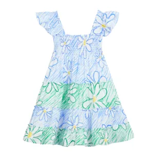 Bisby Girls Twirl Dress Burbank Floral