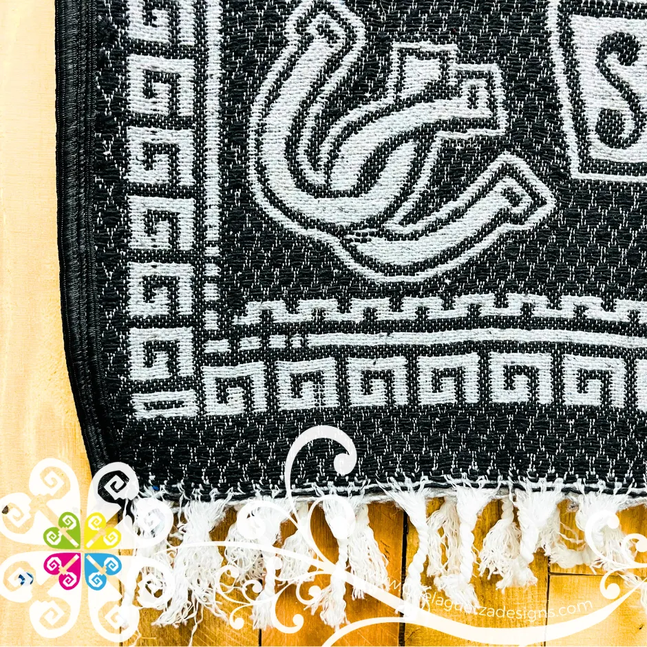 Black and Gray Caballos Gaban - Men Poncho