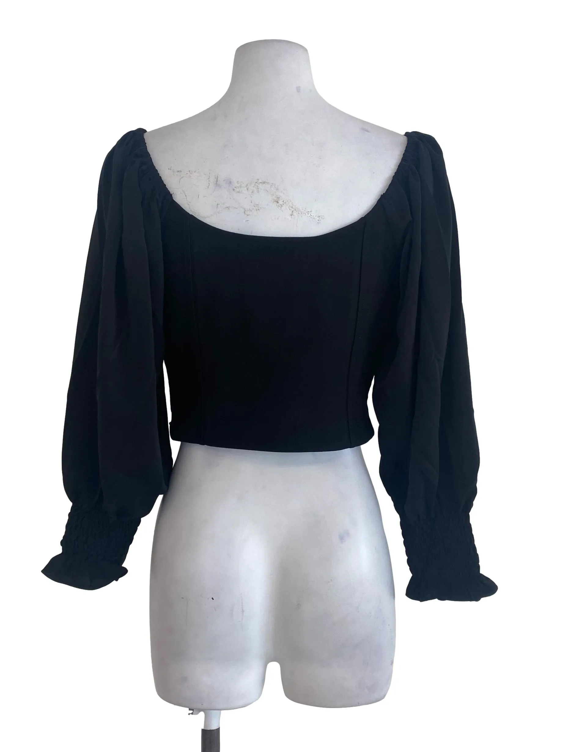 Black Long Sleeve Blouse LB
