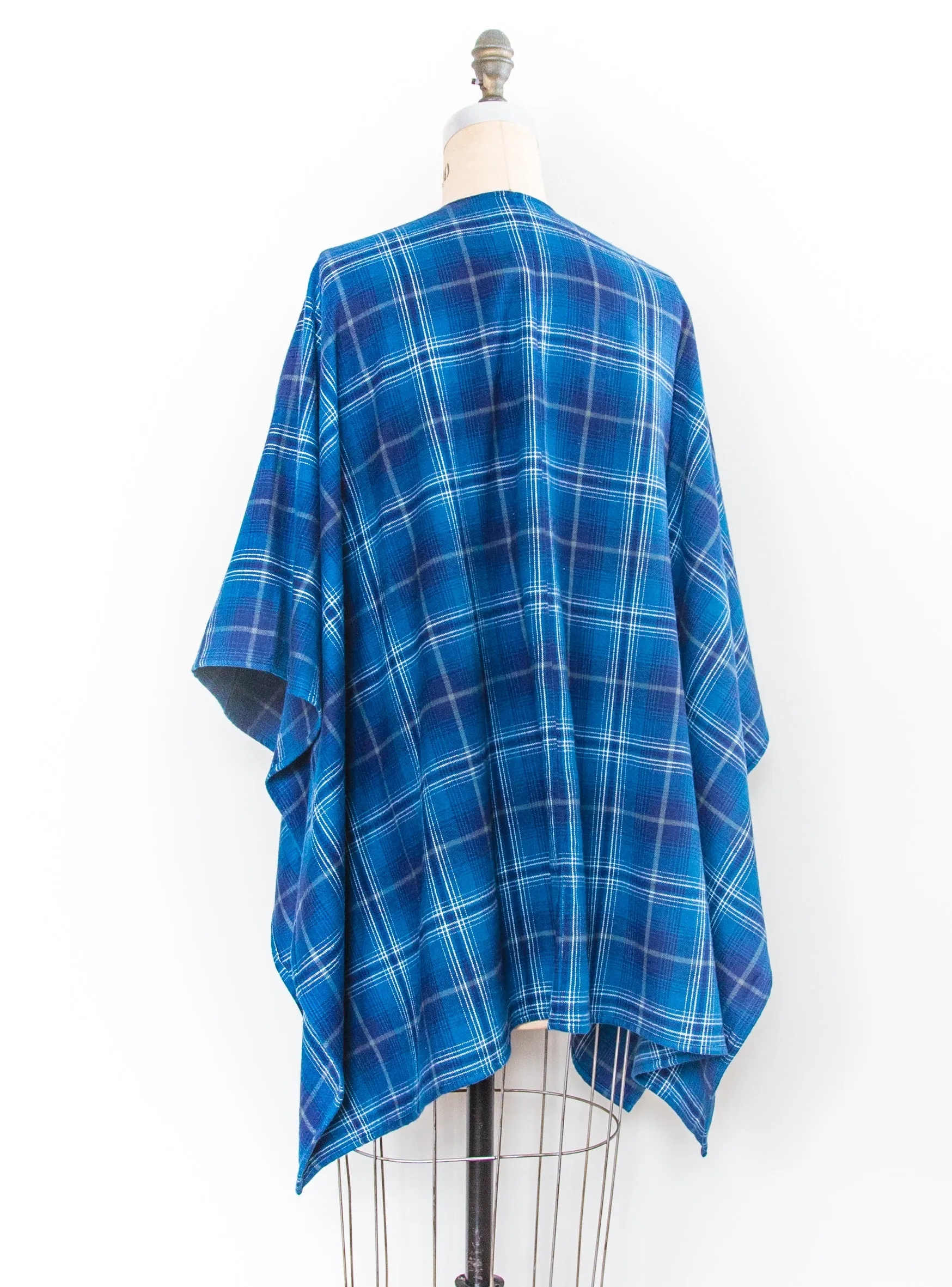 Blue Moon Flannel Kimono