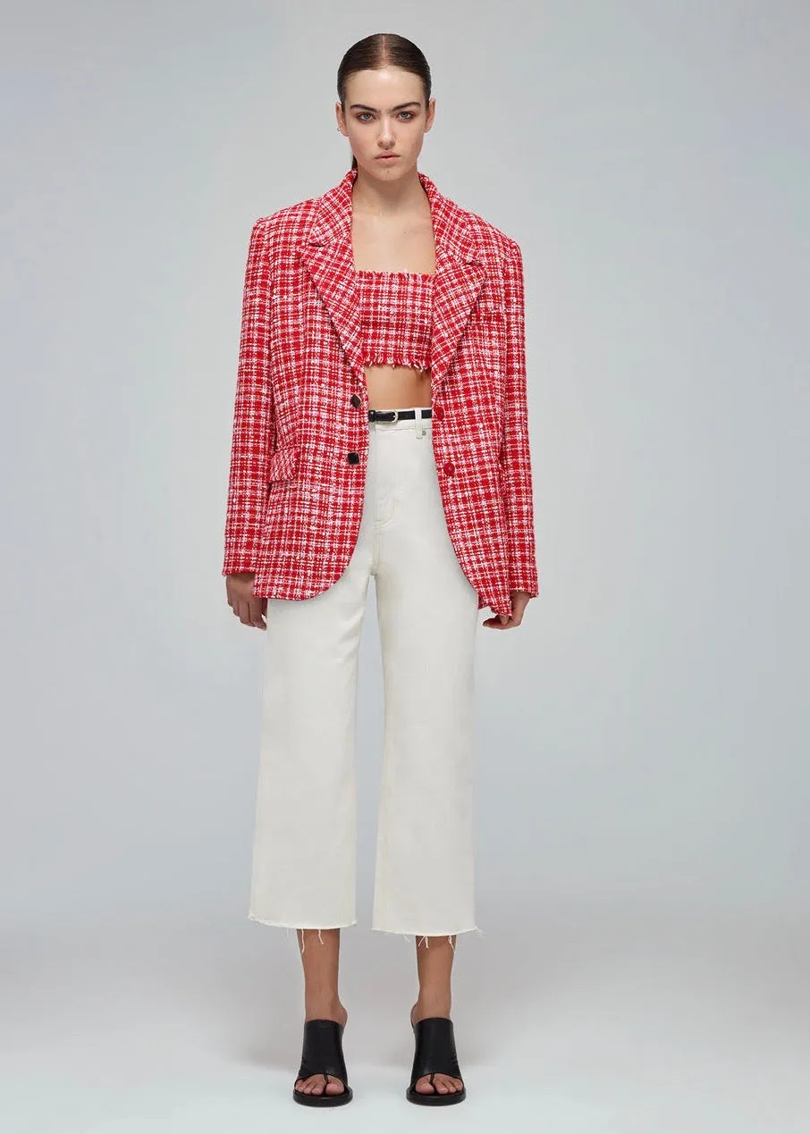 Boucle Blazer (Red)