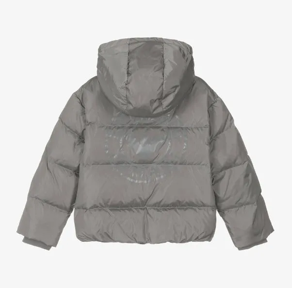 BOYS EAGLE LOGO DOWN PUFFER JACKET