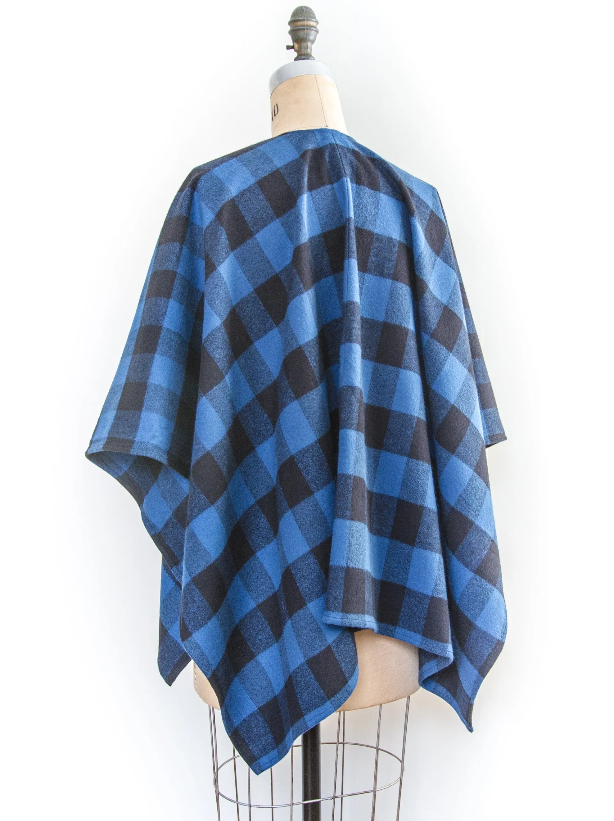 Buffalo Blue Plaid Flannel Kimono