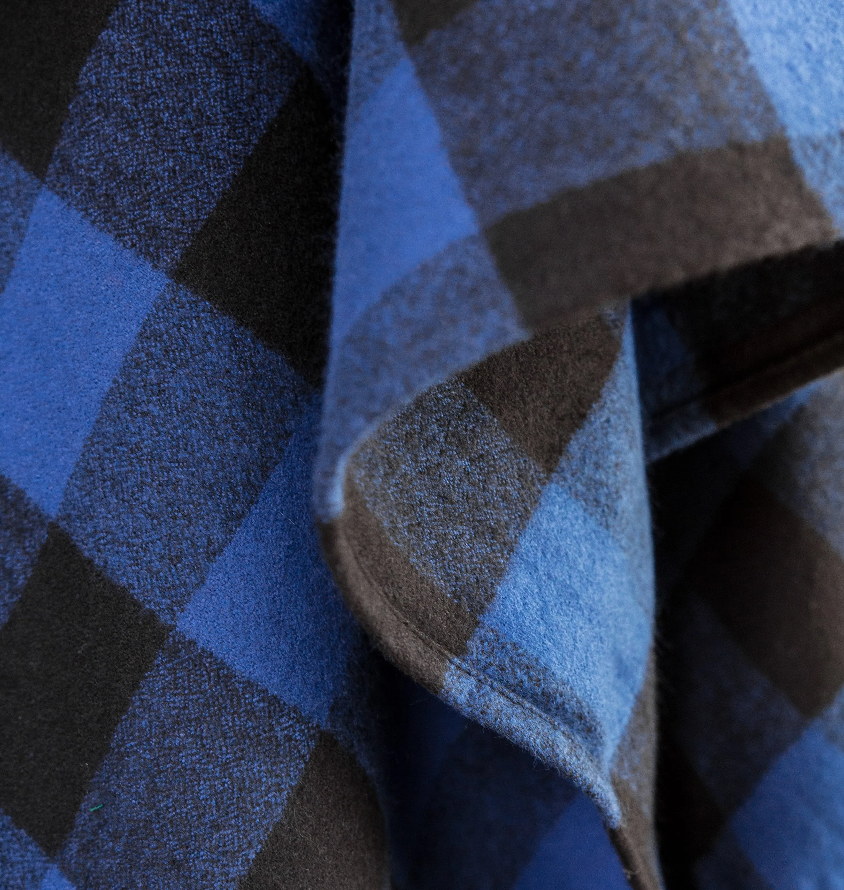 Buffalo Blue Plaid Flannel Kimono