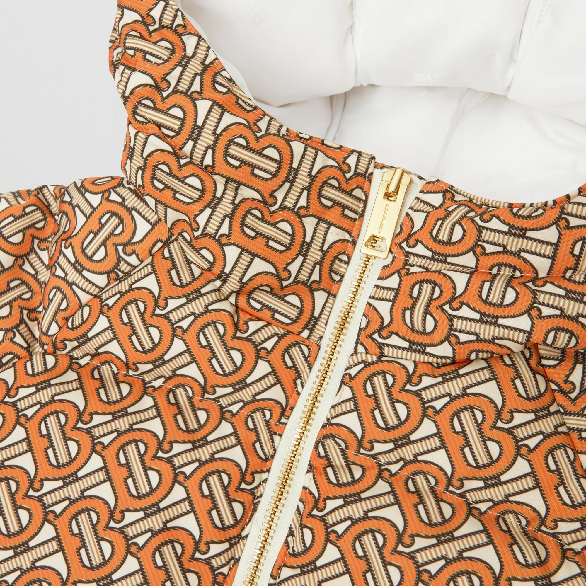 Burberry Bright Orange Down Jacket
