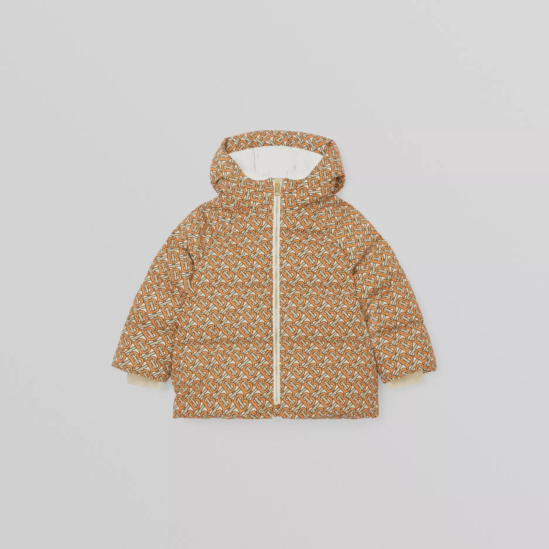 Burberry Bright Orange Down Jacket