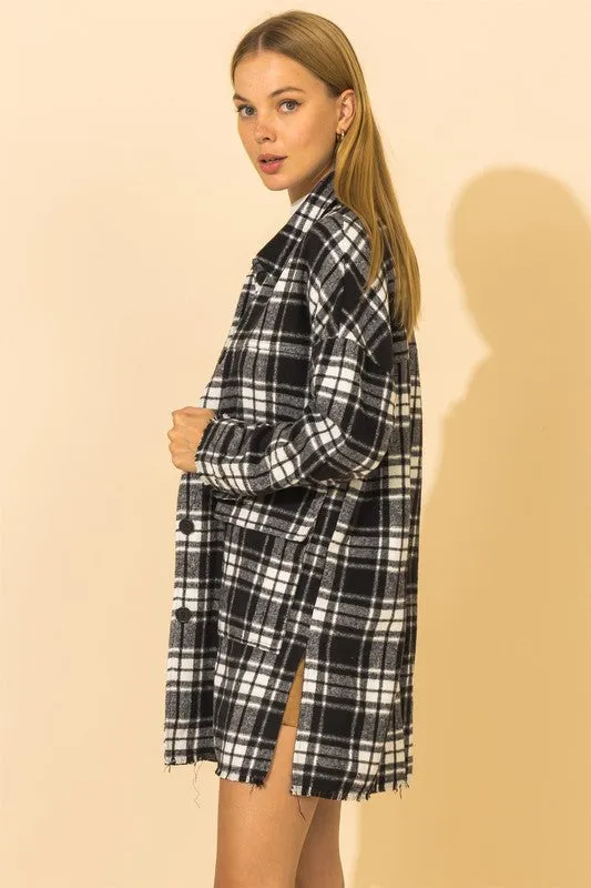 CASSIE PLAID JACKET