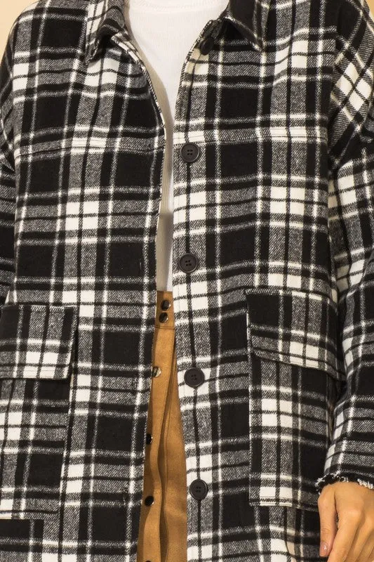 CASSIE PLAID JACKET