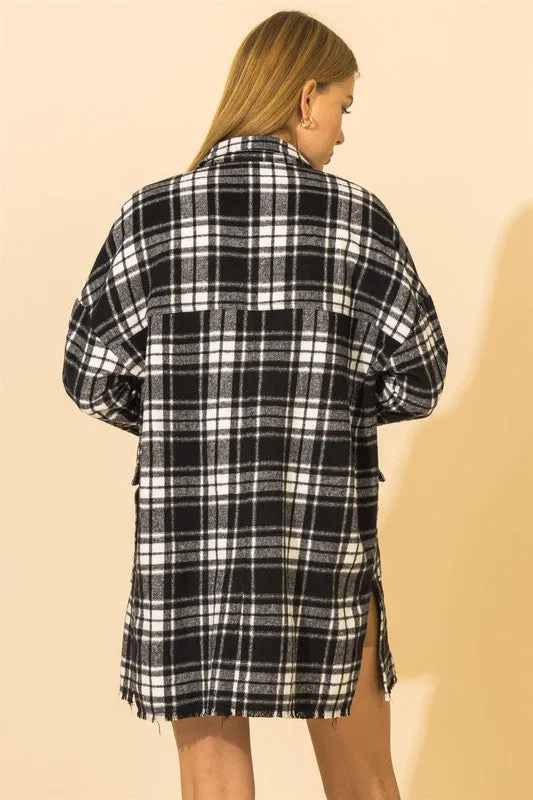 CASSIE PLAID JACKET