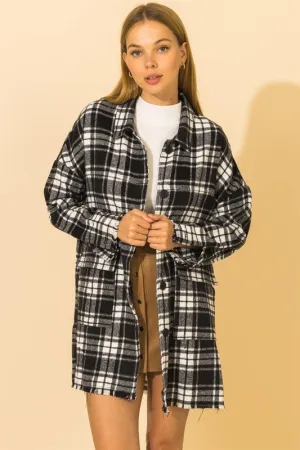 CASSIE PLAID JACKET