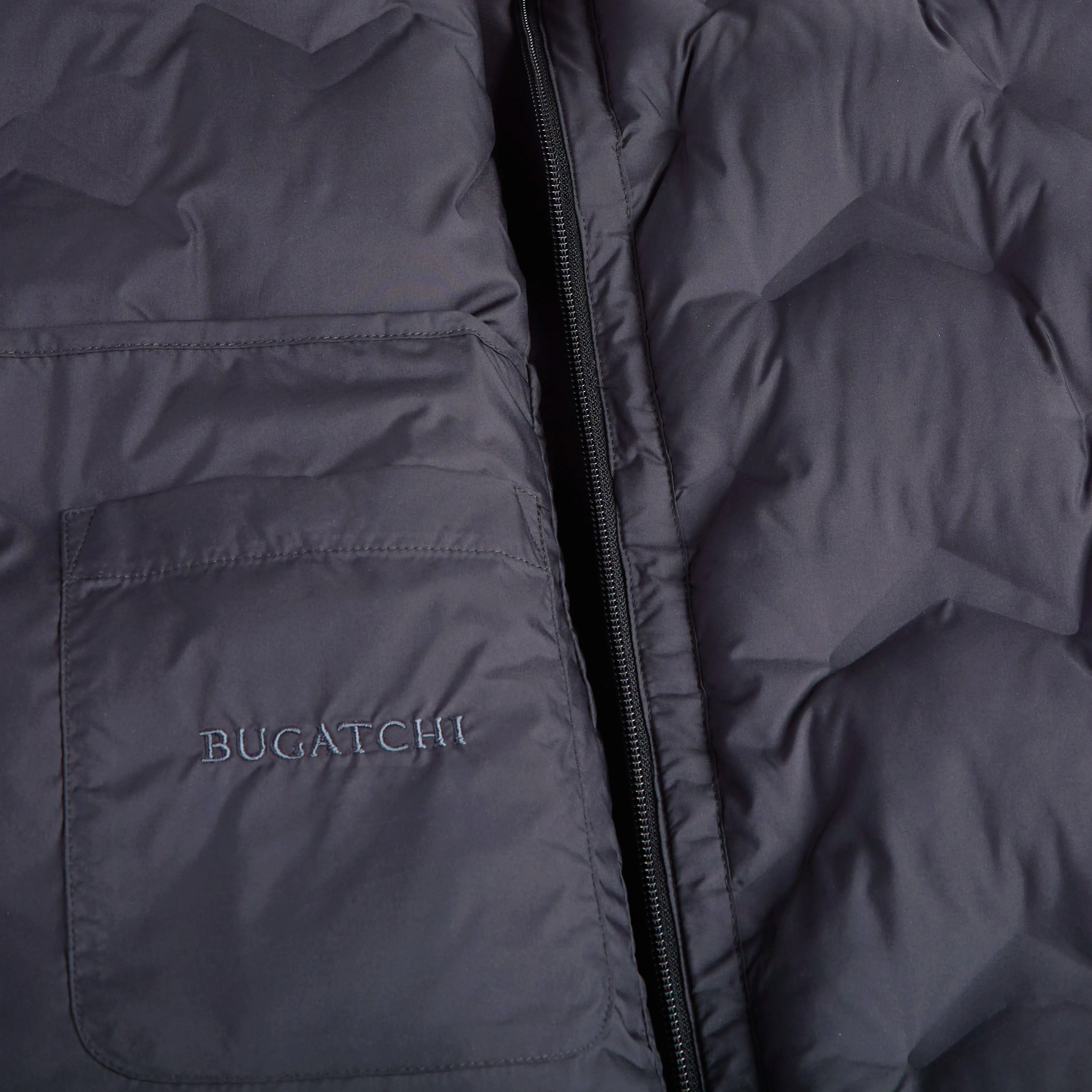 Chevron Quilted Puffer Vest