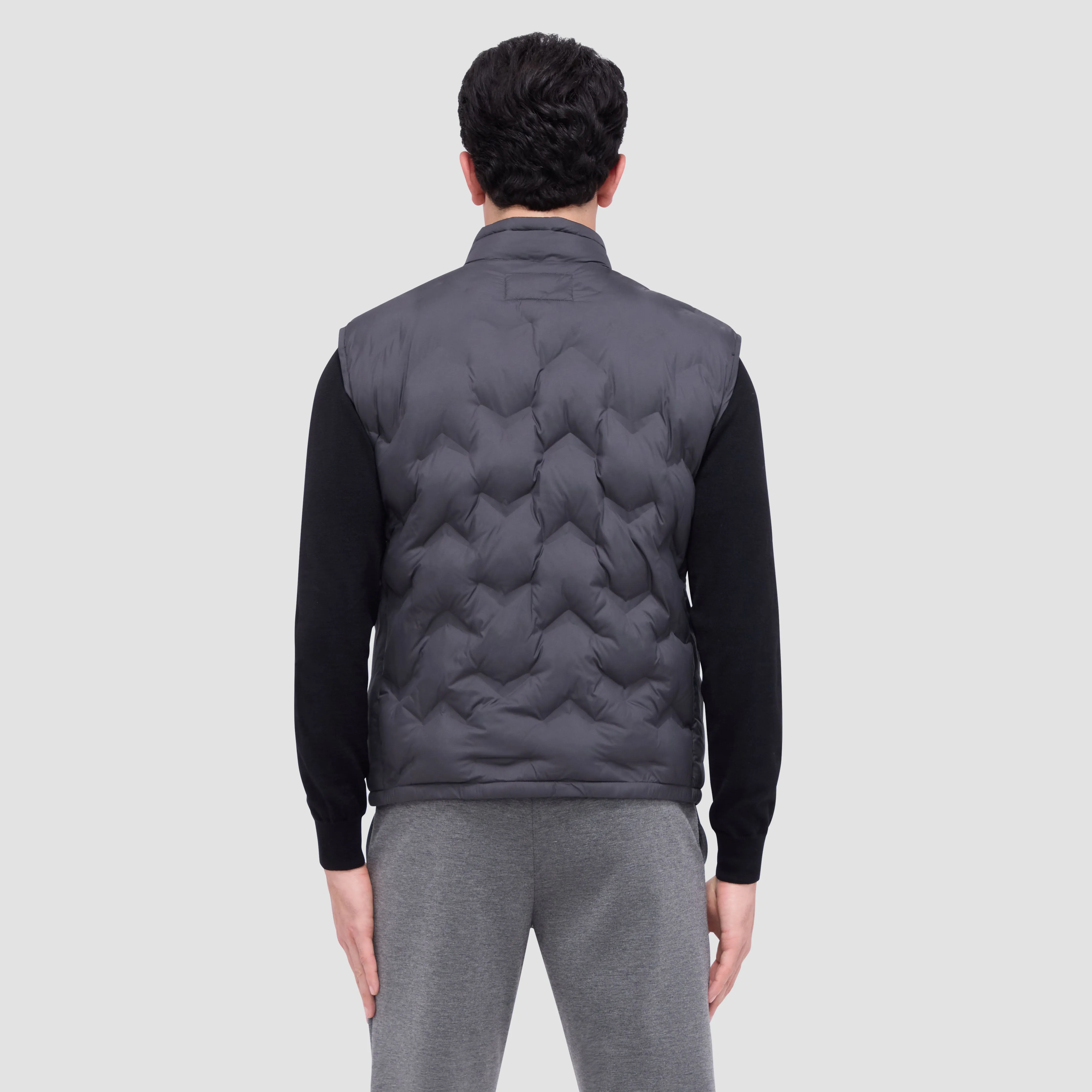 Chevron Quilted Puffer Vest