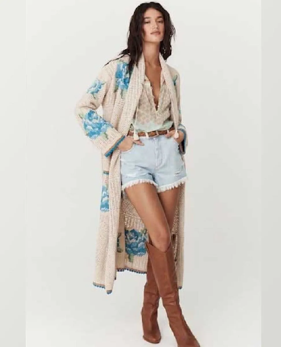 Coastal Granny Maxi Cardigan