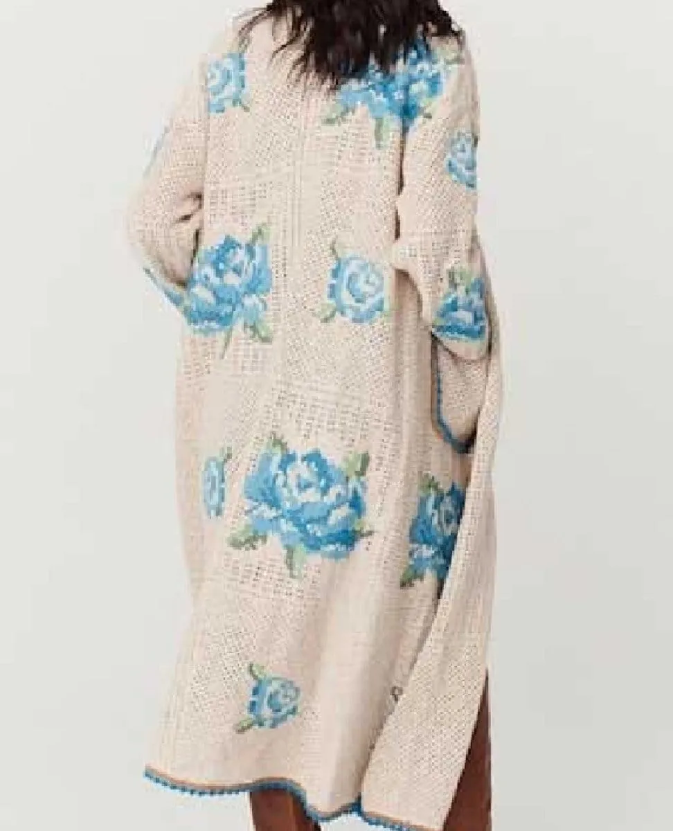 Coastal Granny Maxi Cardigan
