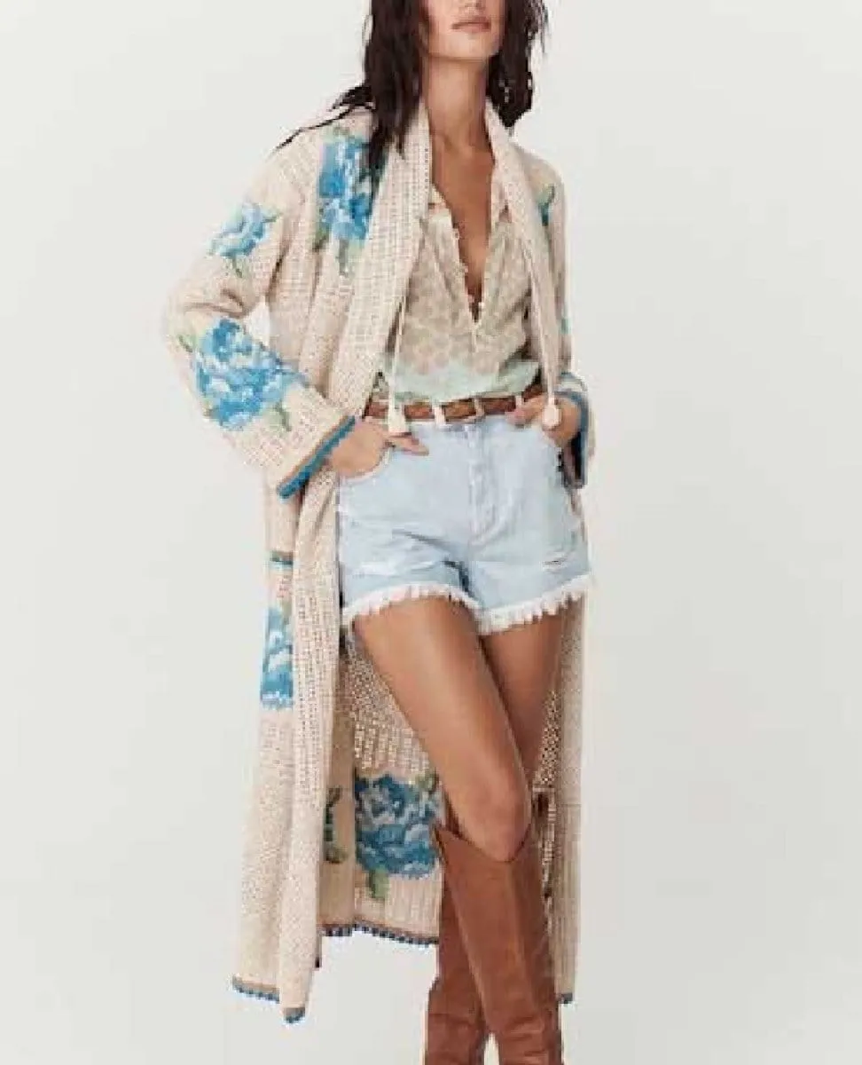 Coastal Granny Maxi Cardigan