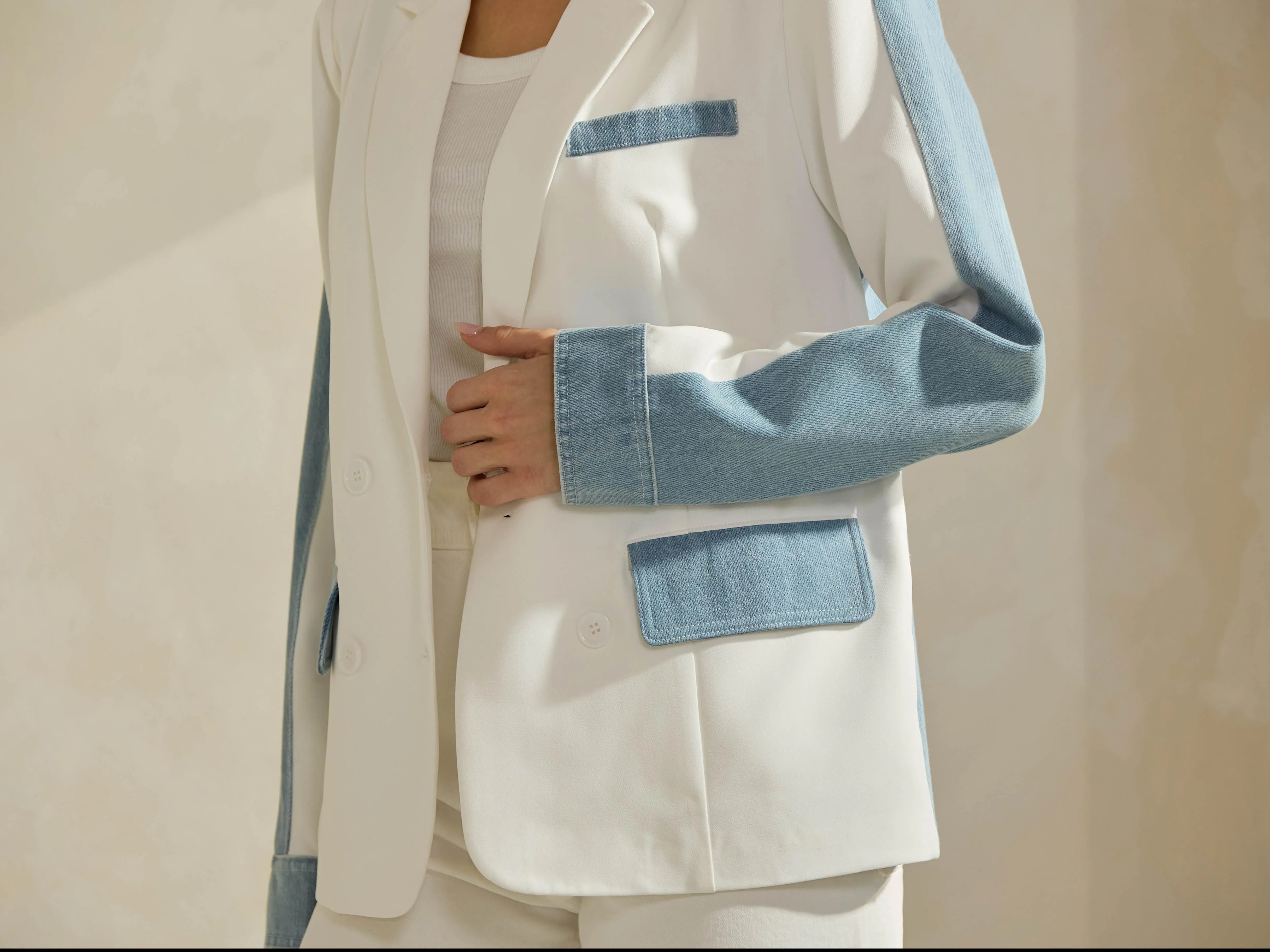 Color Block Blazer